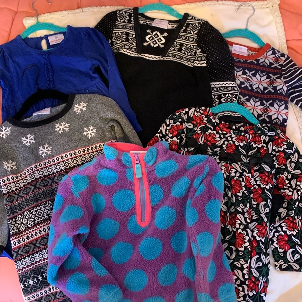 Hanna Andersson lot of 5 dresses size 100